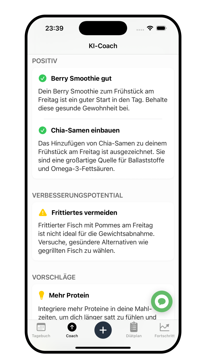 Nutrevo AI Nutrition Coach Chat