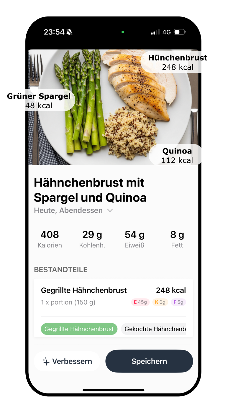 Nutrevo Photo Calorie Tracker