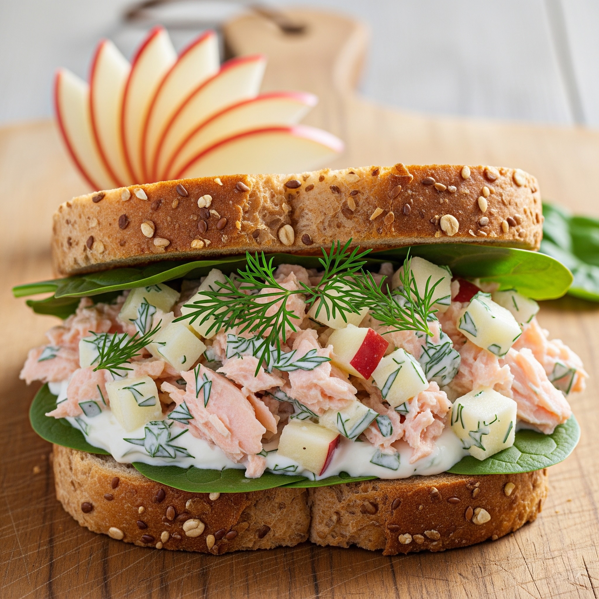 Apple Salmon Sandwich