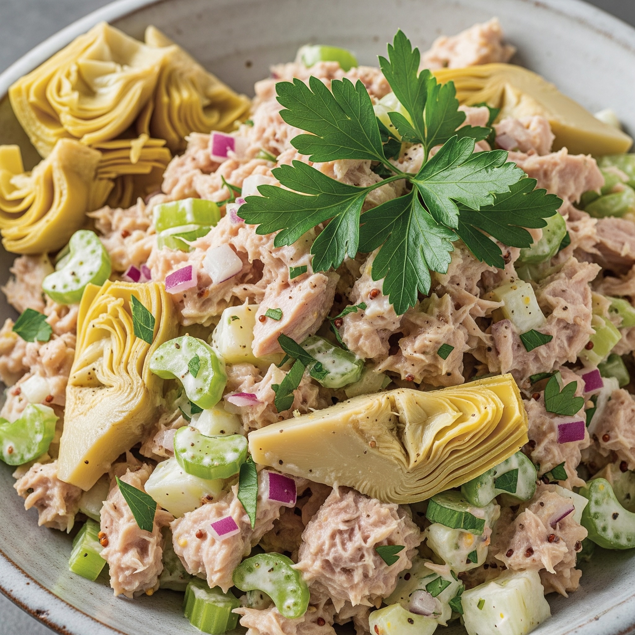 Salada de Atum com Alcachofra