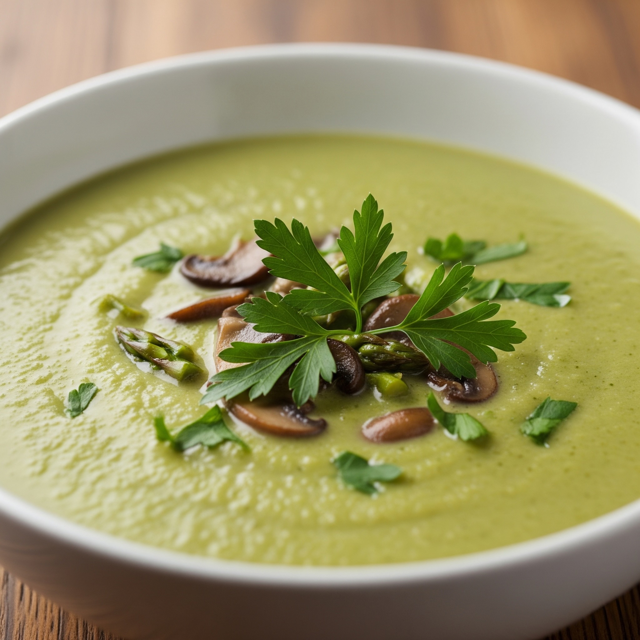 Spargel-Pilz-Suppe