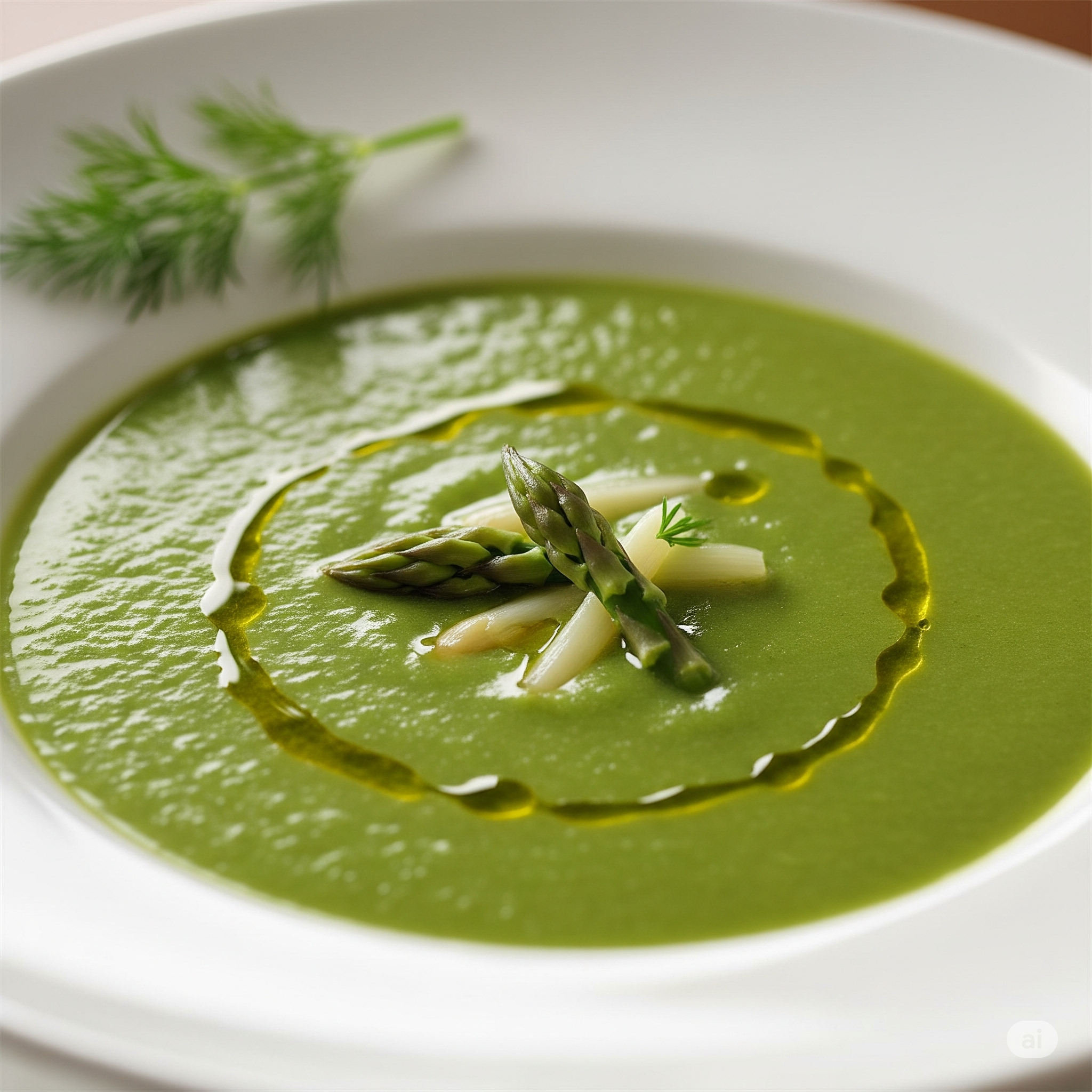 Spargelsuppe