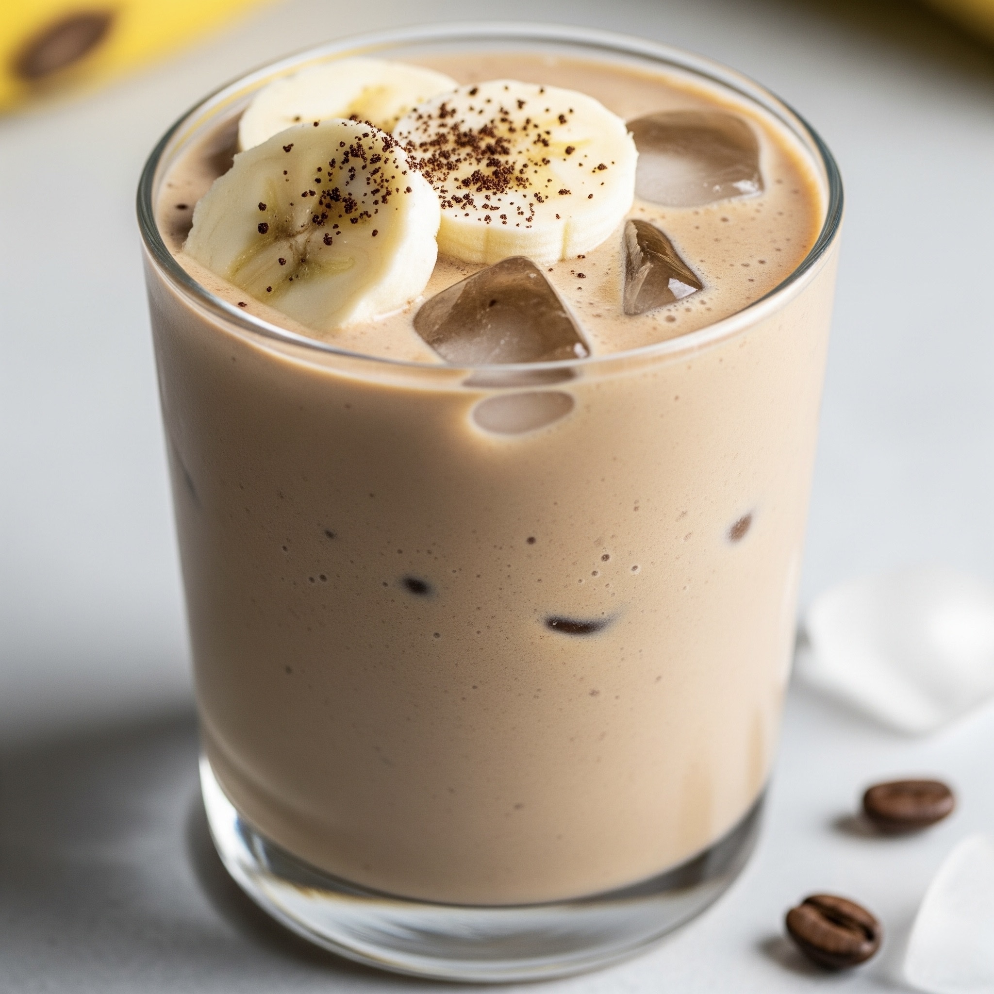バナナとコーヒーのスムージー