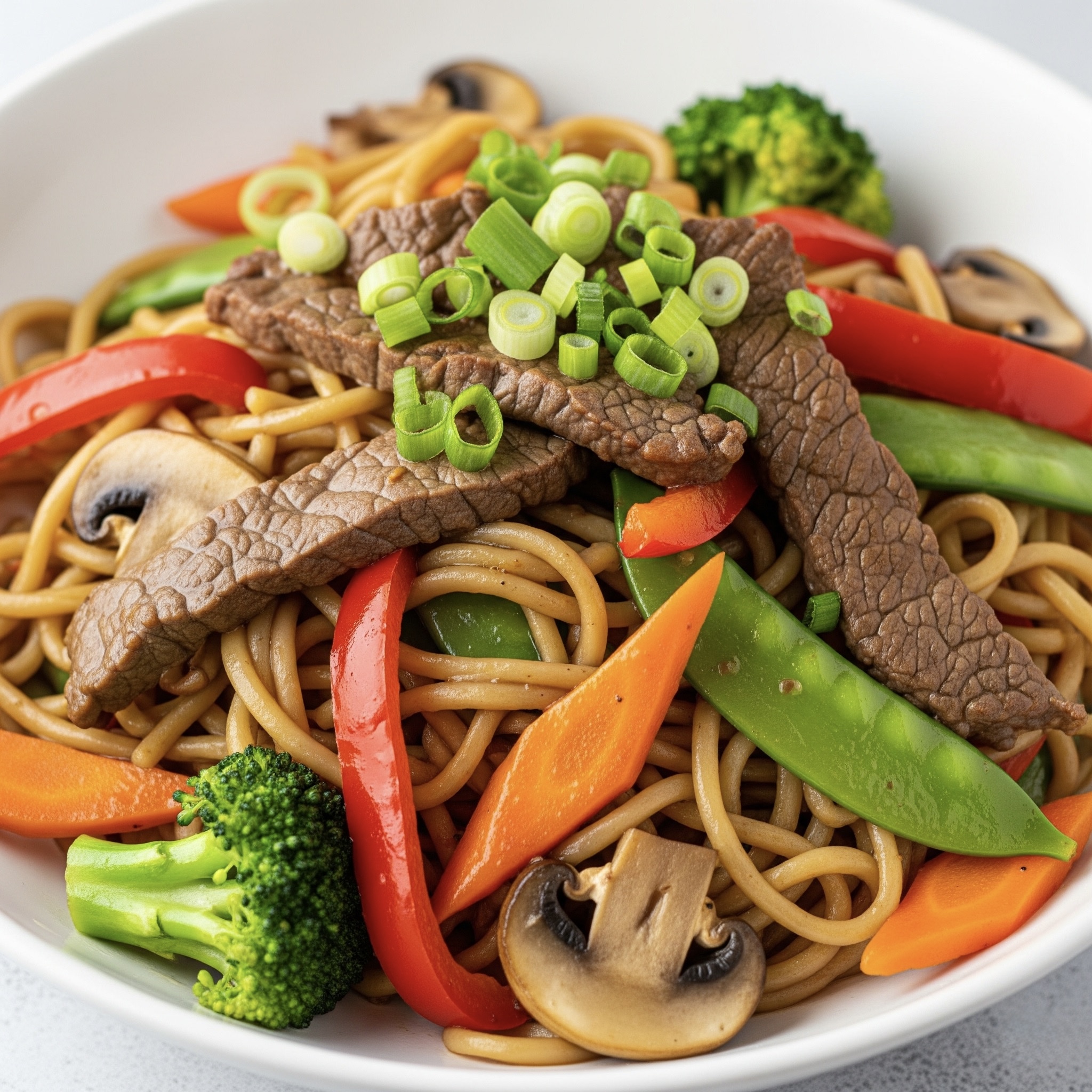 Lo Mein de Ternera