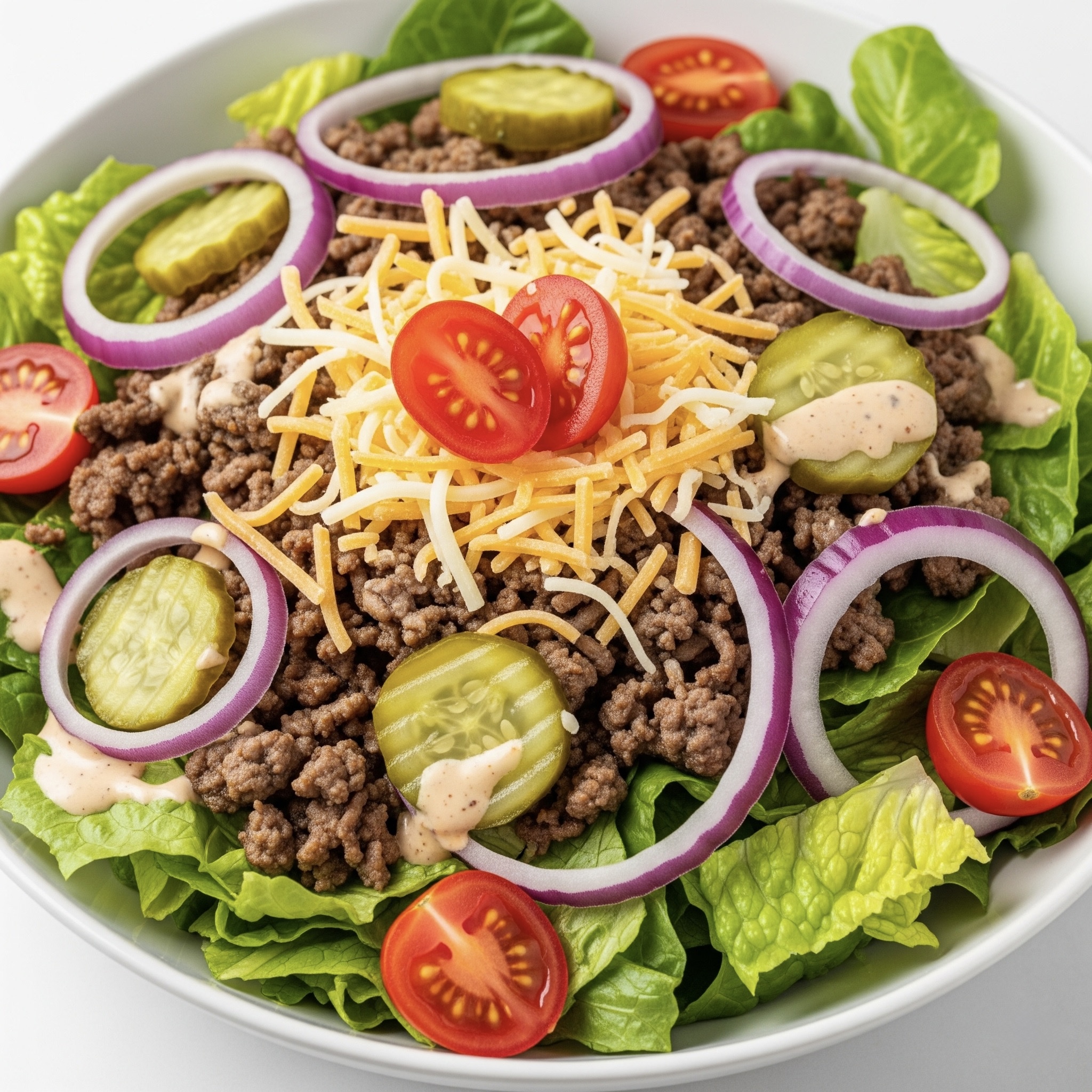 Salade Cheeseburger