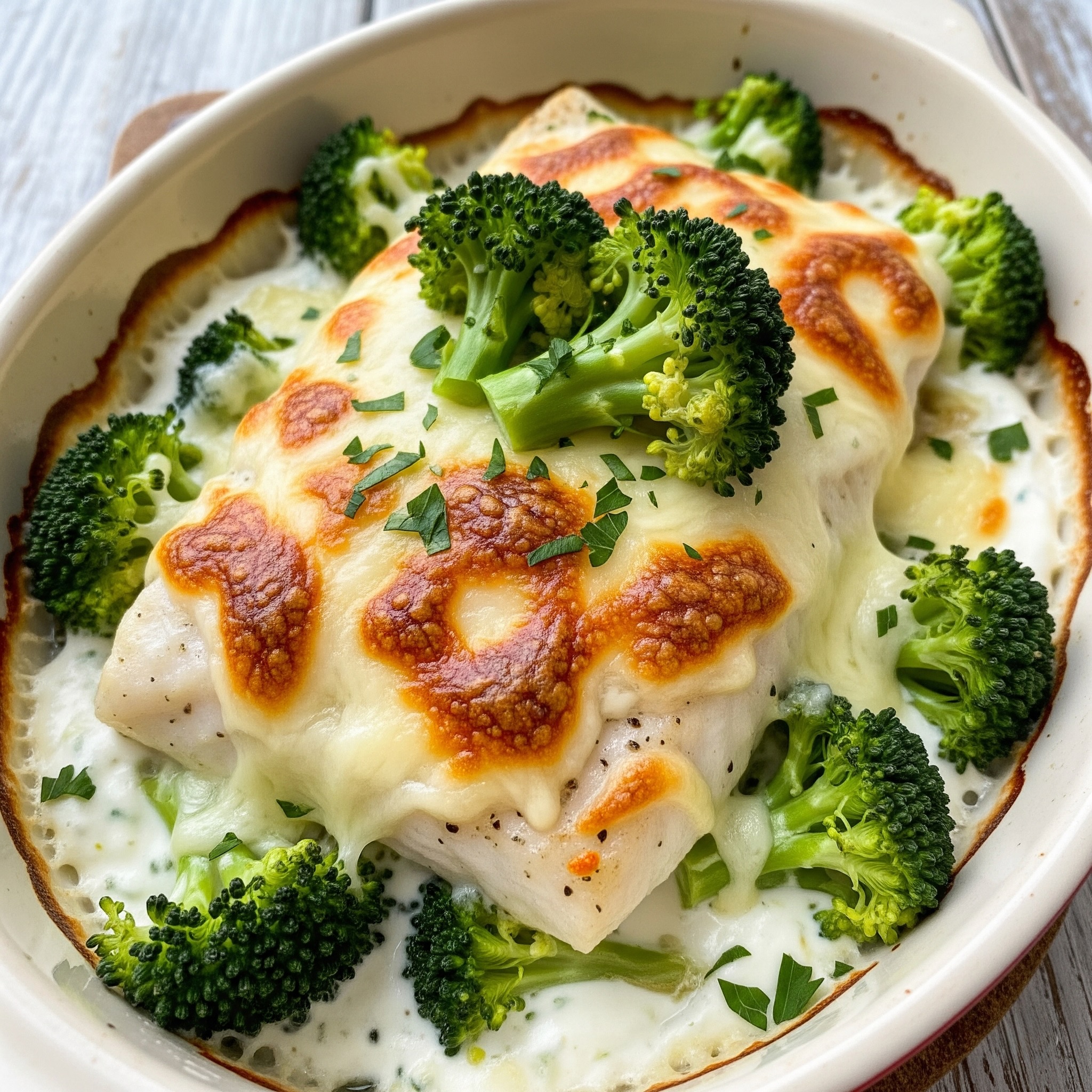 Cheesy Gratin Cod
