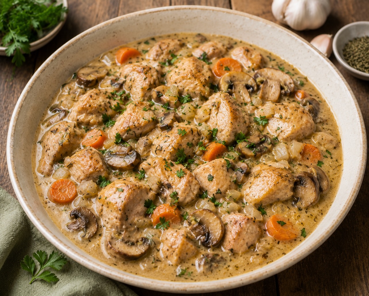 Chicken Mushroom Stew