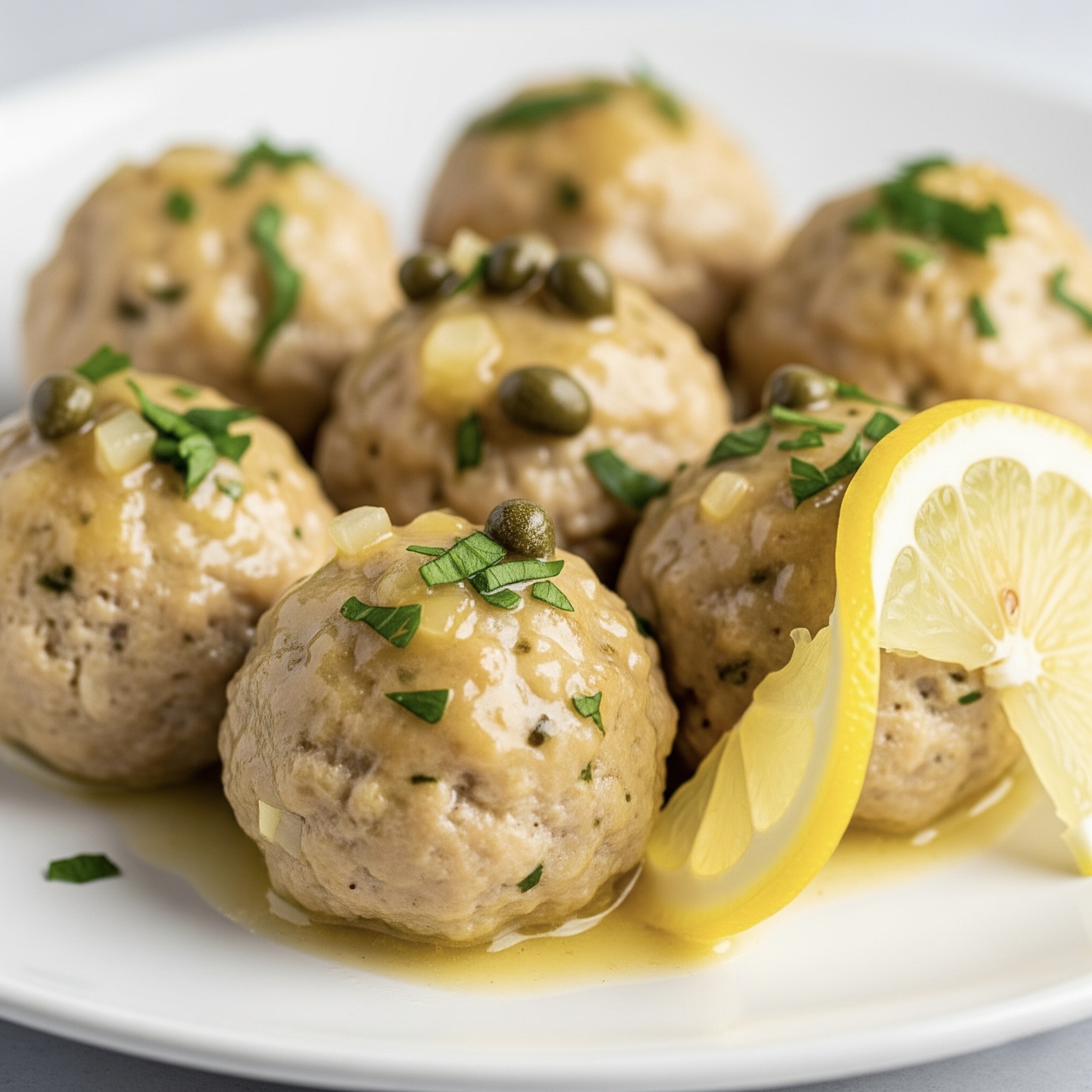 Chicken Piccata Meatballs