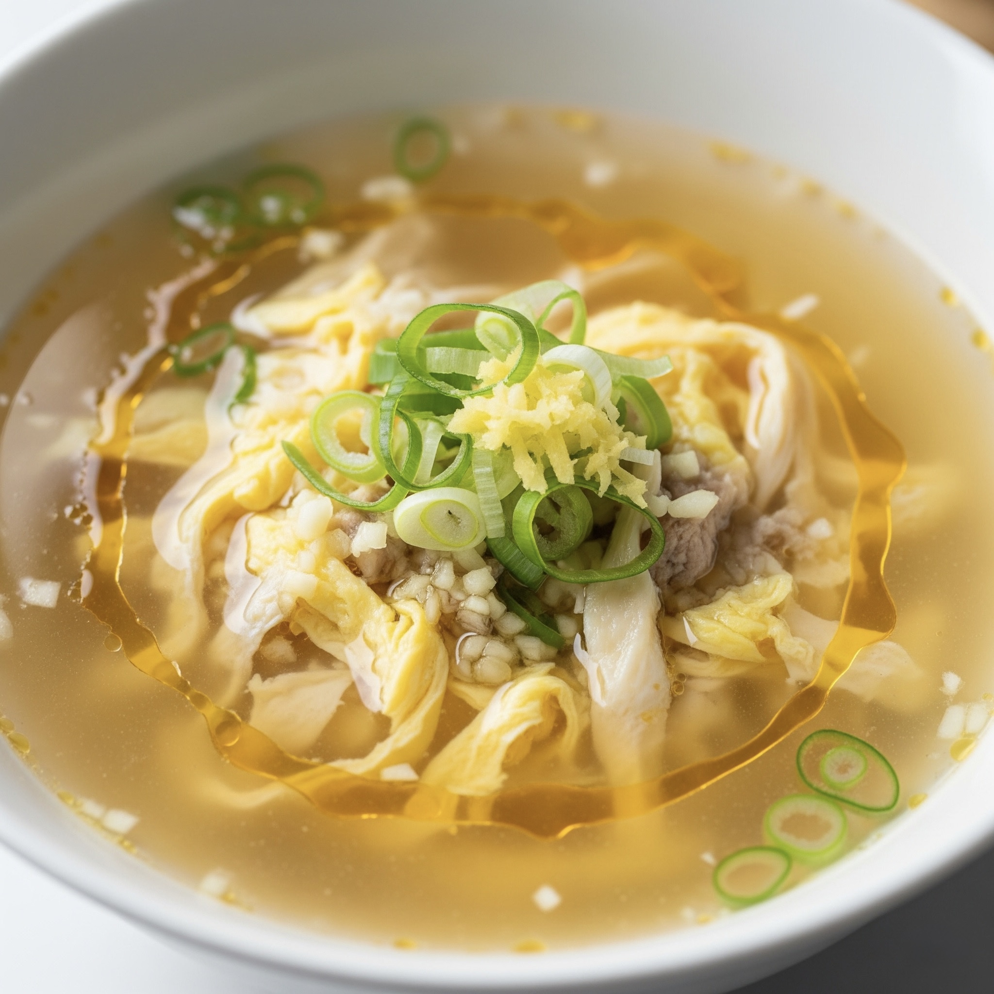 Eierflockensuppe