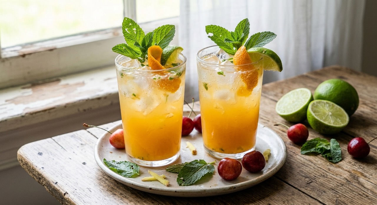 Mocktail Gingembre-Agrumes