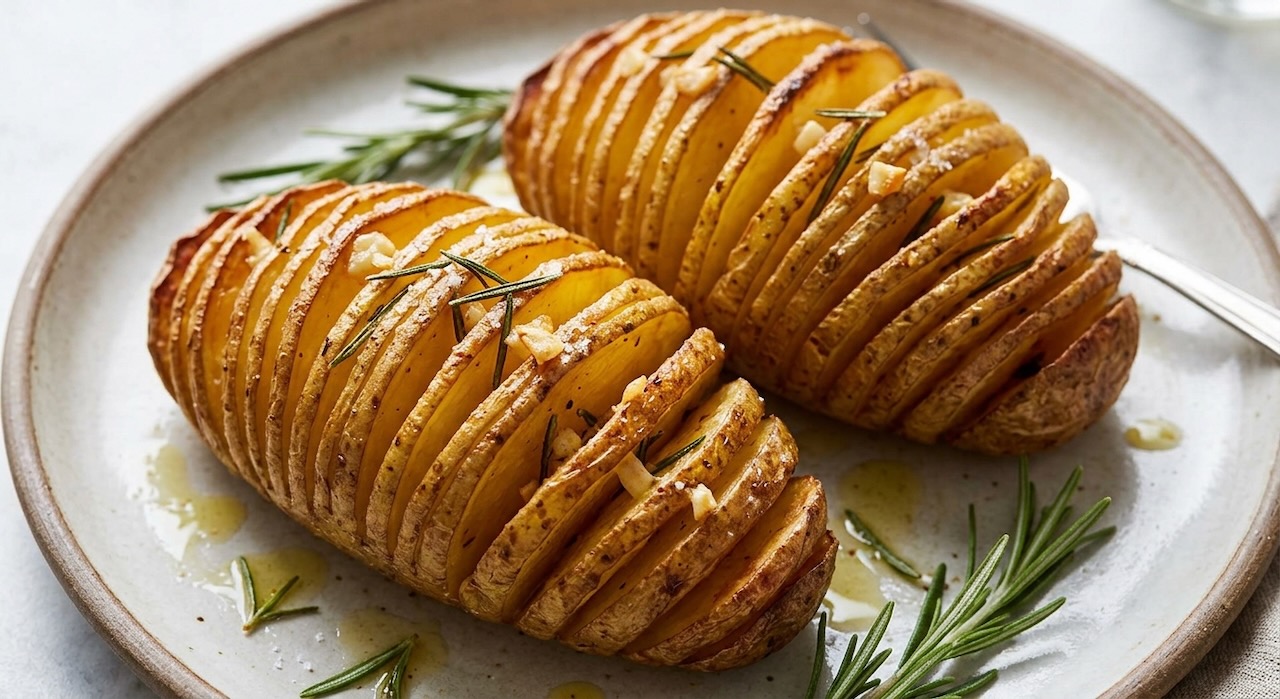 Hasselback-Kartoffel