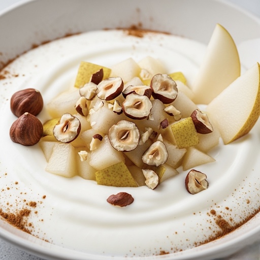 Yogur de Pera y Avellanas