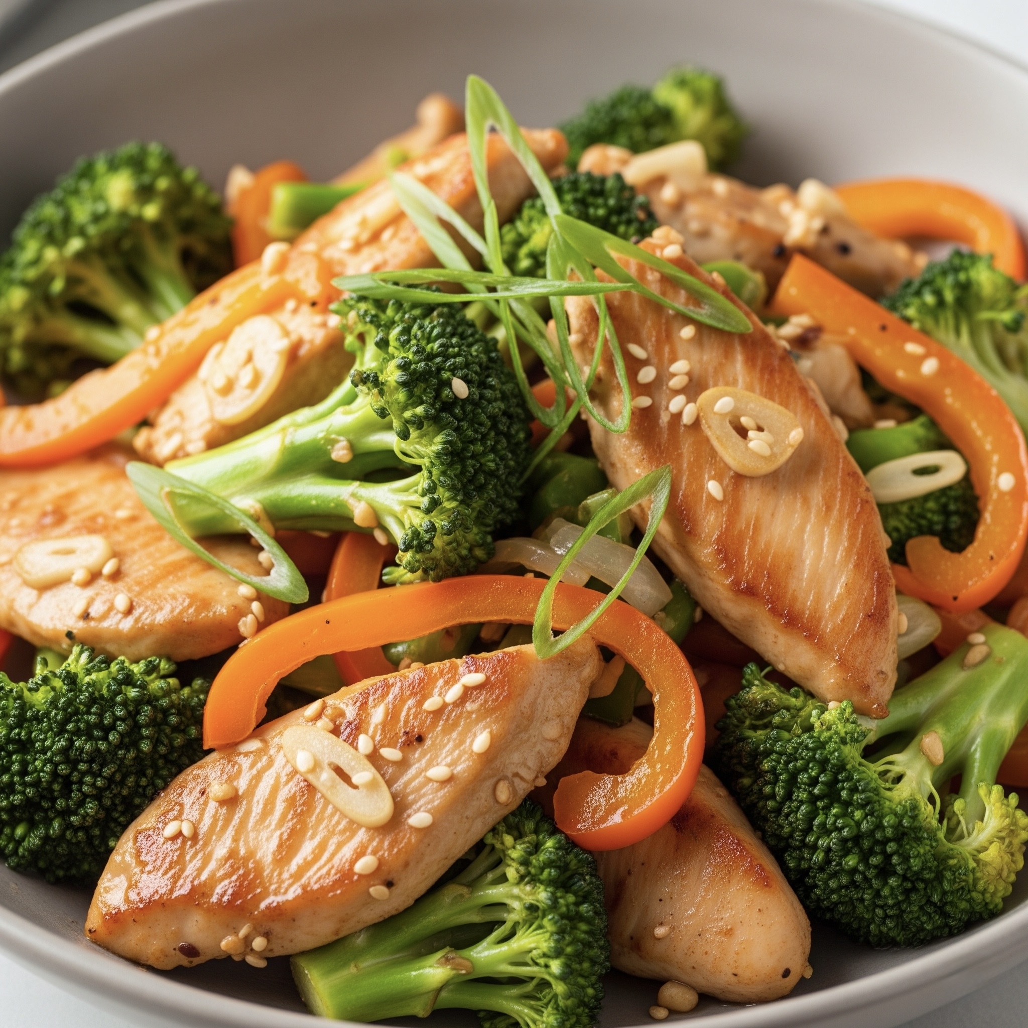 Sauté de poulet sain