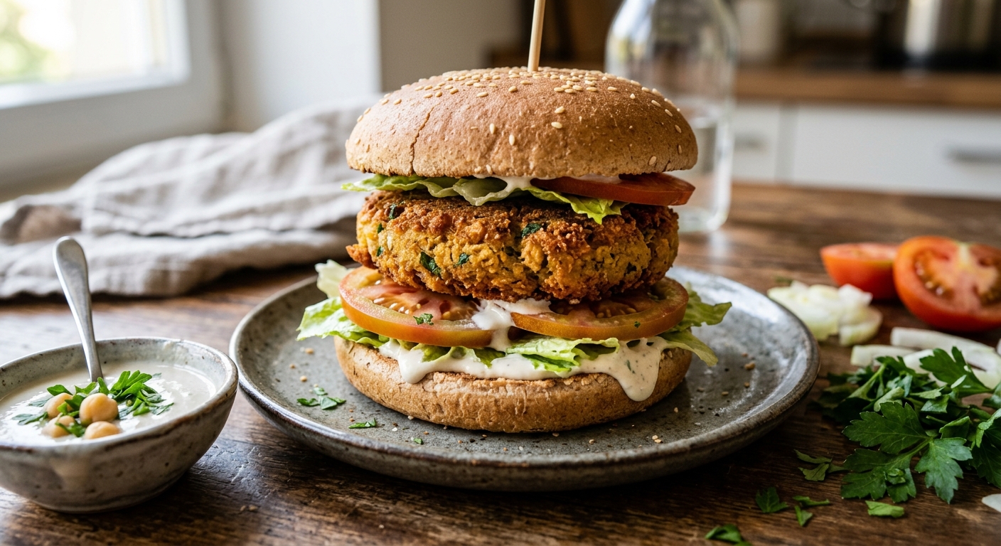 Burger Falafel Maison