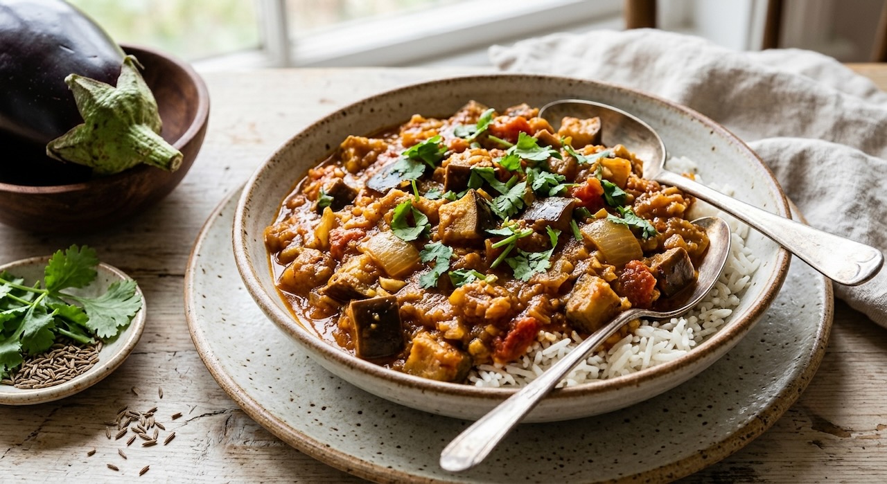 Indian Eggplant Curry