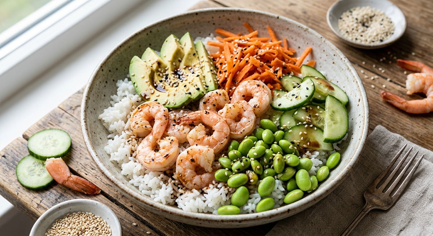 Irrestible Shrimp Poke Bowl
