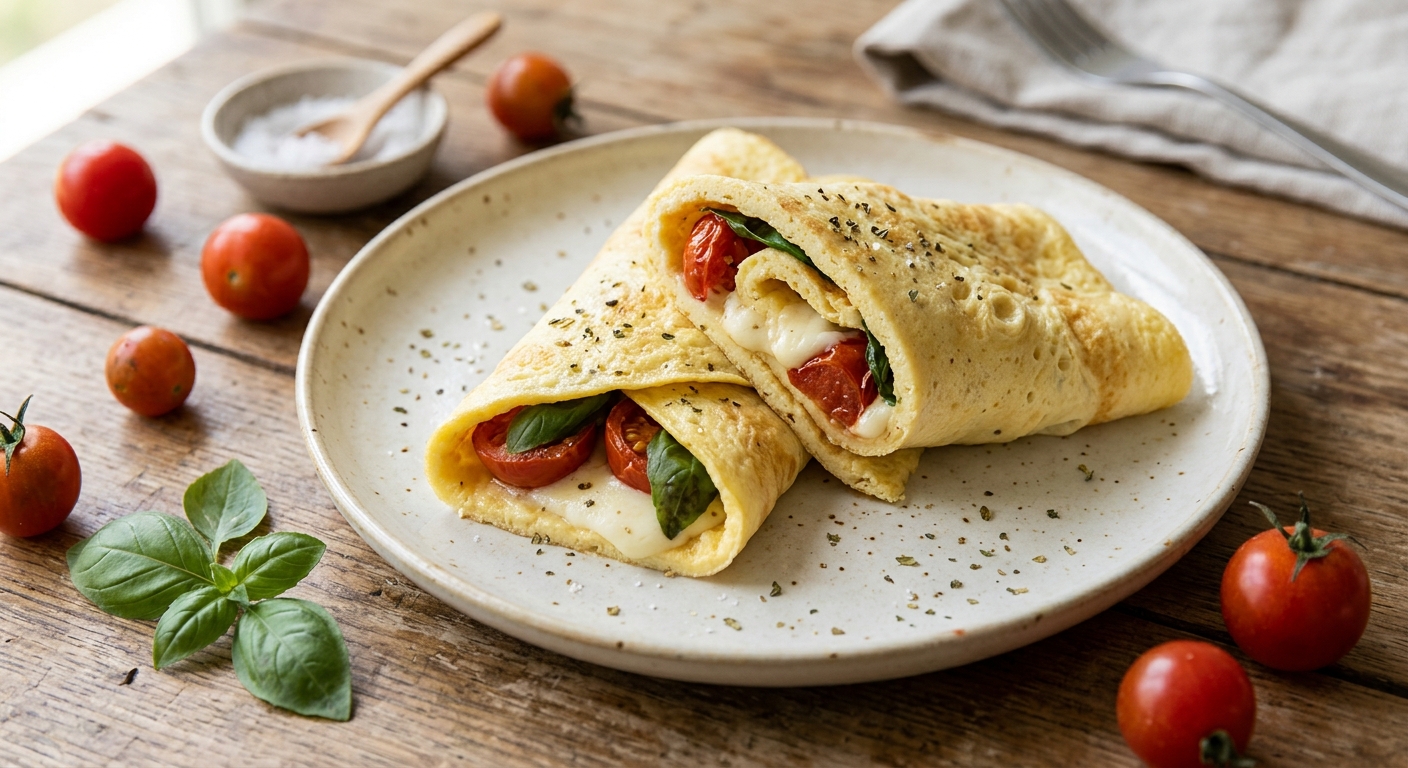 Italian Omelette Wrap