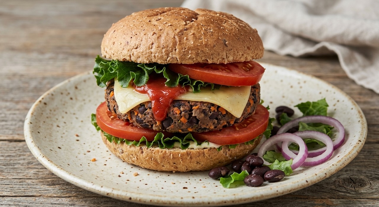 Juicy Bean Burger
