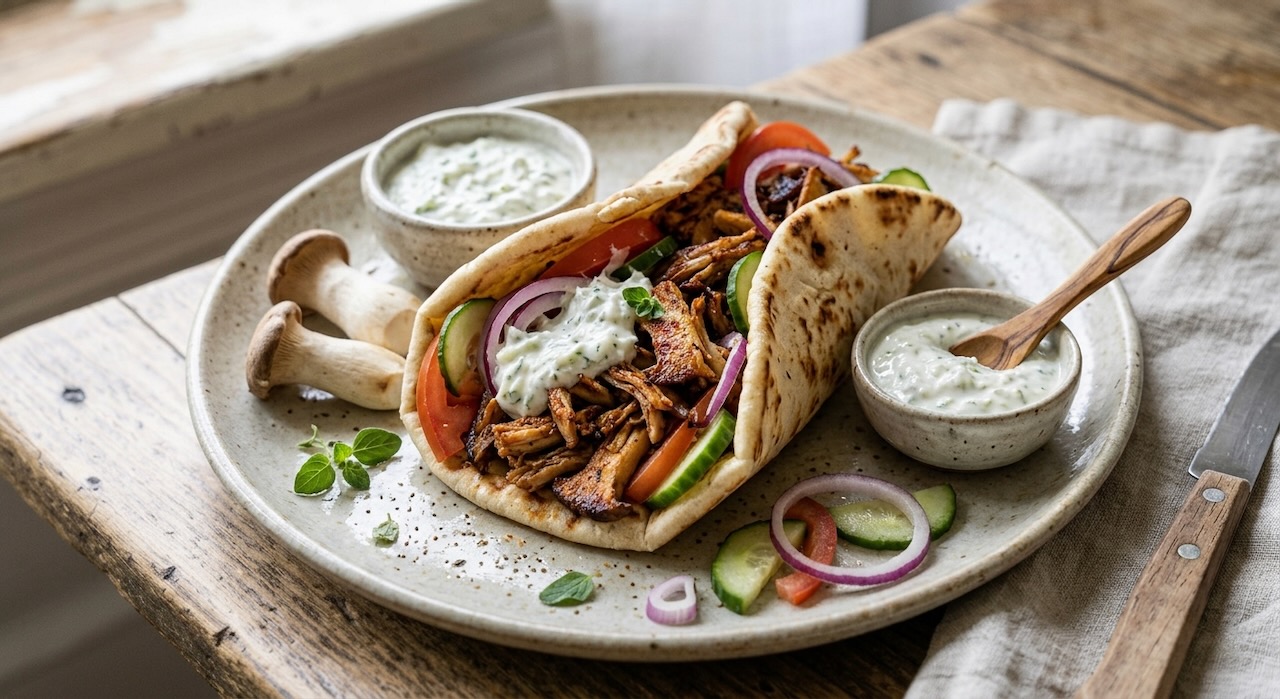 King Oyster Mushroom Gyros
