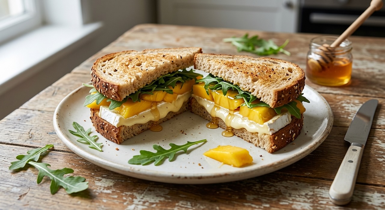 Mango Brie Sandwich