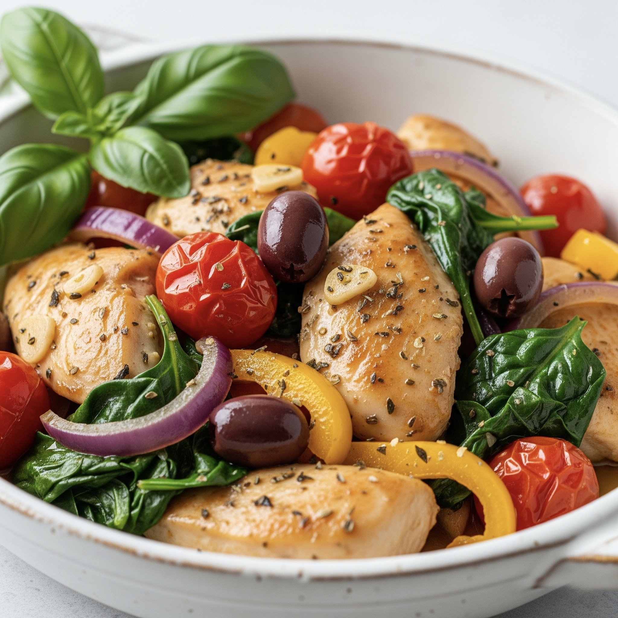 Mediterranean Chicken with Tomatoes