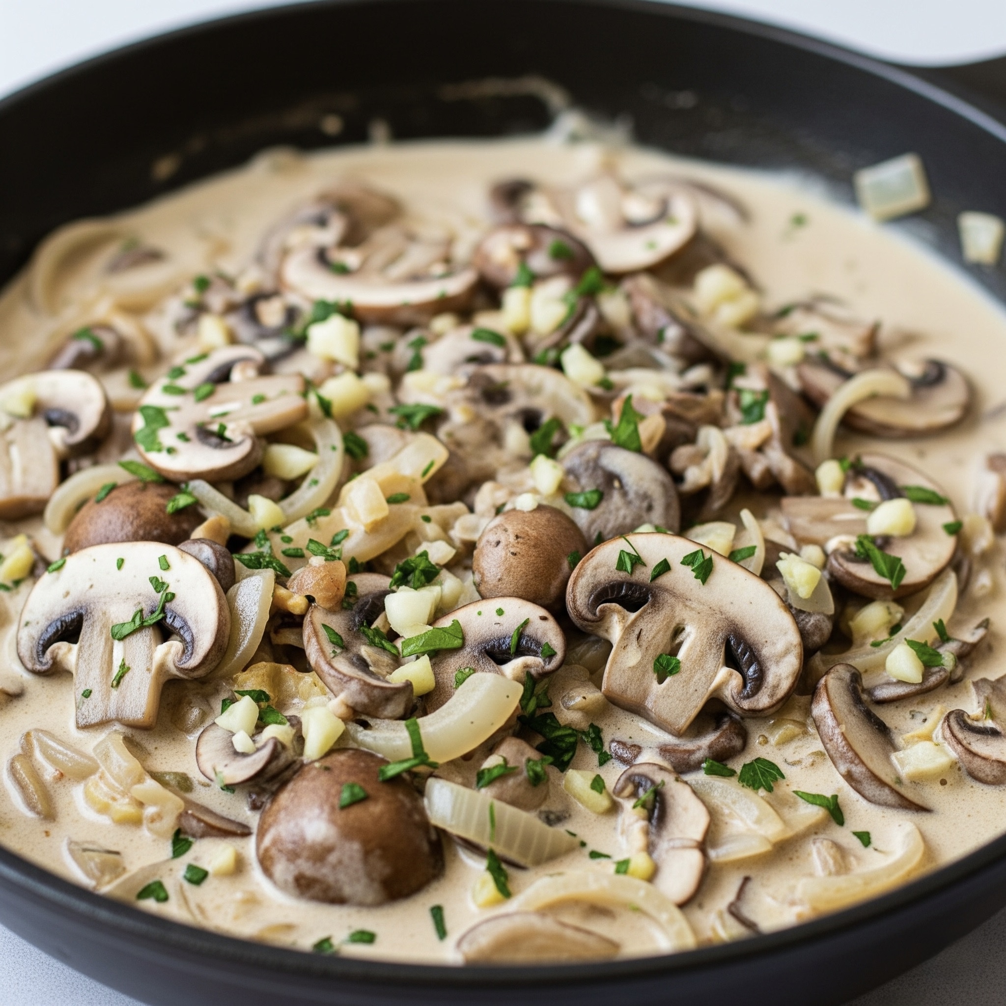 Stroganoff de Champiñones