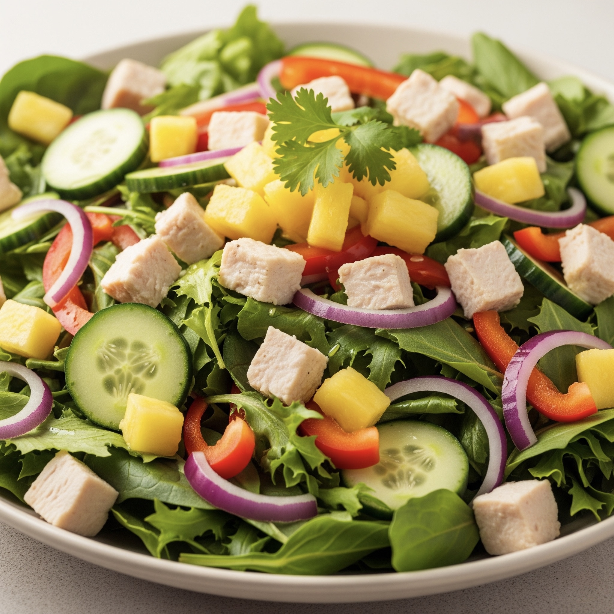 Ensalada de Pollo y Piña