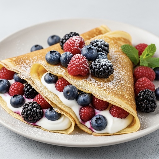 Waldbeeren-Crêpes